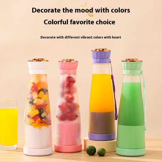 Portable Electric Juicer USB rechargeable blender with fresh fruit